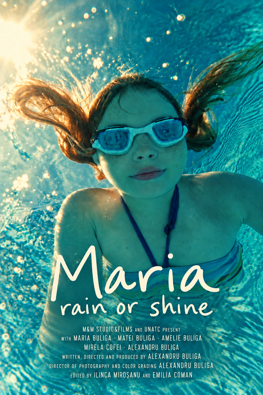 Portfolio poster · Maria, rain or shine