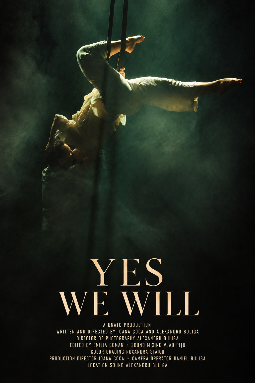 Portfolio poster · Yes, We Will